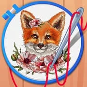 Cross Stitch Coloring Art app icon - Board category