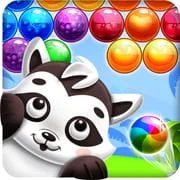 Raccoon Bubbles app icon - Puzzle category