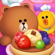 LINE CHEF A cute cooking game! app icon - Puzzle category