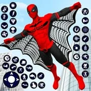 Flying Bat Robot Bike Game app icon - Strategy category