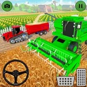 Indian Farming Tractor Game 3D app icon - Simulation category