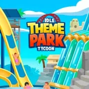 Idle Theme Park Tycoon app icon - Simulation category