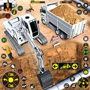 Grand Snow Excavator Simulator app icon - Simulation category