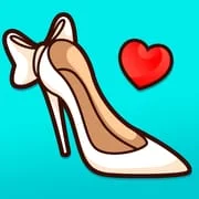 Dress up with the cute girls! app icon - Simulation category