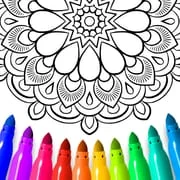 Mandala Coloring Pages app icon - Educational category