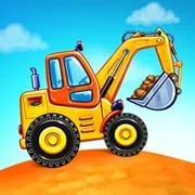 Truck games - build a house app icon - Educational category