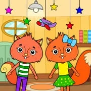 Animal Town - My Squirrel Home app icon - Educational category