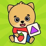 Toddler flashcards for kids app icon - Educational category