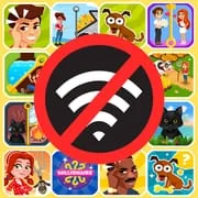 Offline Games: don't need wifi app icon - Casual category