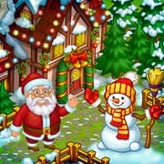 Snow Farm - Santa Family story app icon - Casual category