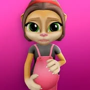 Pregnant Talking Cat Emma app icon - Casual category