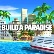 Tropic Paradise Sim: Town Buil app icon - Casual category