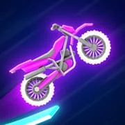 Rider Worlds - Neon Bike Races app icon - Arcade category