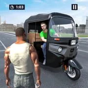 Modern Rickshaw Driving Games app icon - Adventure category