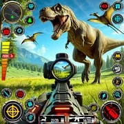 Wild Dinosaur Hunting Zoo Game app icon - Adventure category