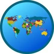 World Provinces. Empire. Maps. app icon - Education category