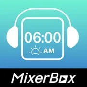 MixerBox Music Alarm Clock app icon - Productivity category