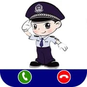 Policia de Niños Llamada Falsa app icon - Parenting category