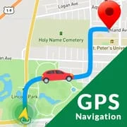 GPS Navigation-Maps Directions app icon - Maps & Navigation category