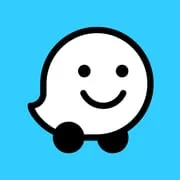 Waze Navigation & Live Traffic app icon - Maps & Navigation category