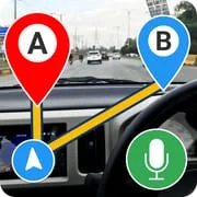 Easy Route Finder & Voice Maps icon