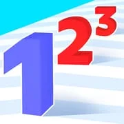 Number Master: Run and merge app icon - Action category