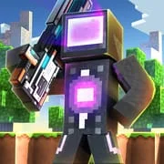 Cops N Robbers:Pixel Craft Gun app icon - Action category