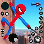 Spider Rope Fight Adventure app icon - Action category