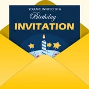 Invitation card Maker, Design app icon - Events category