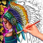 Coloring - Color by Number app icon - Entertainment category