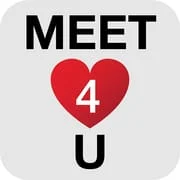 Meet4U - Chat, Love, Singles! app icon - Dating category