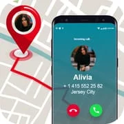 Caller Number Locator app icon - Communication category