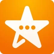 Stars Messenger Kids Safe Chat app icon - Communication category
