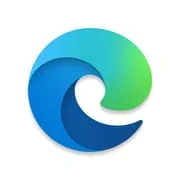 Microsoft Edge: AI browser app icon - Communication category