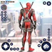 Miami Rope Hero Spider Games app icon - Role Playing category