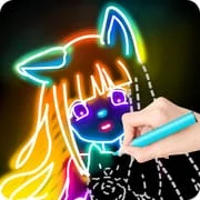 Draw Glow Comics app icon - Comics category