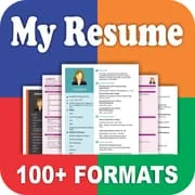 Resume Builder app icon - Business category