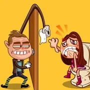 Troll Robber: Steal everything app icon - Puzzle category