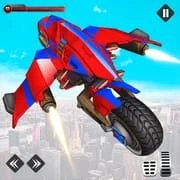Light Bike Flying Stunts app icon - Puzzle category