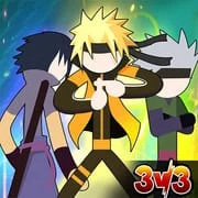 Stick Ninja - 3v3 Battle app icon - Arcade category