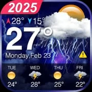 Weather: Live radar & widgets app icon - Weather category