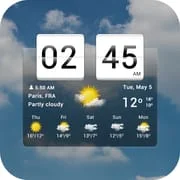 Sense Flip Clock & Weather app icon - Weather category