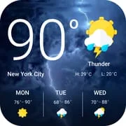 9Weather: Weather forecast app icon - Weather category