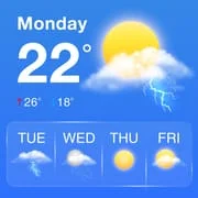 Weather Forecast, Live Weather app icon - Weather category