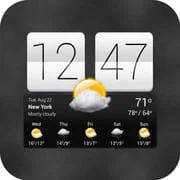 Sense V2 Flip Clock & Weather app icon - Weather category