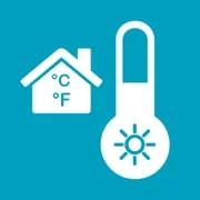 Thermometer Room Temperature app icon - Weather category