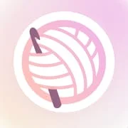 Crochet row counter & patterns app icon - Art & Design category