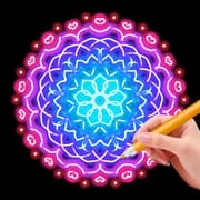 Doodle Master - Glow Art app icon - Art & Design category