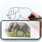 Draw : Trace & Sketch app icon - Art & Design category