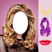 Hairstyles Photo Editor app icon - Beauty category